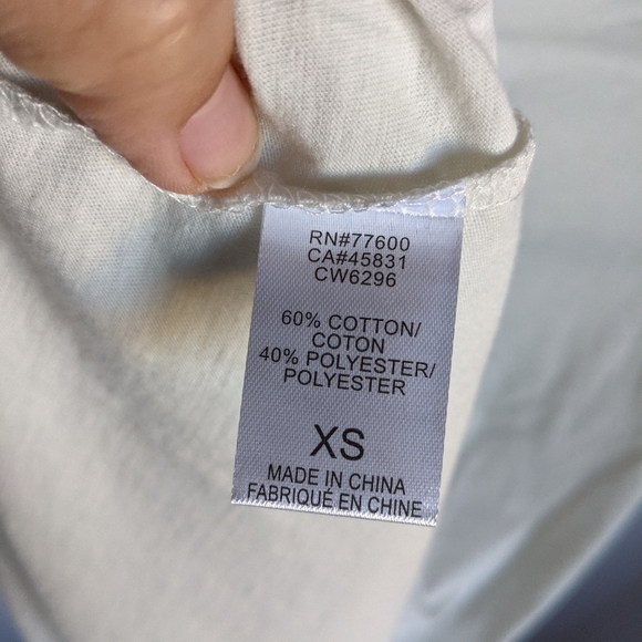 Chaser winner 77 white tee size XS - Picture 3 of 4